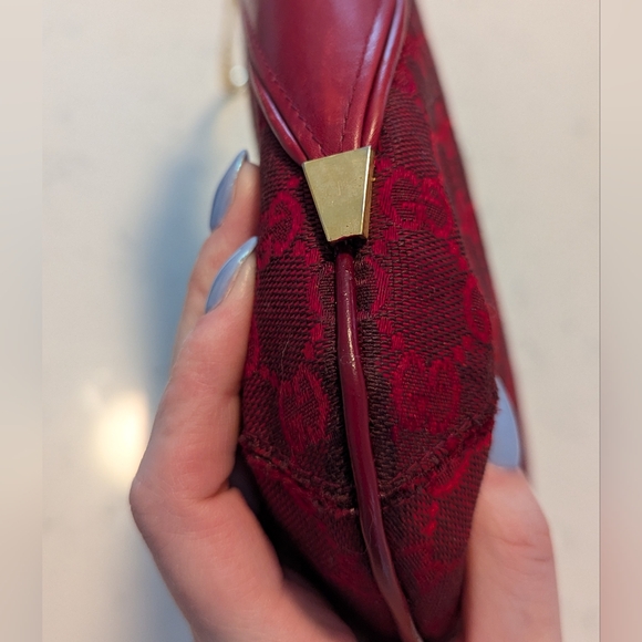 ❌ SOLD ❌ Dark red vintage Gucci 1973 shoulder bag - with dust bag - Picture 11 of 17